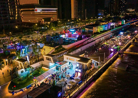 mile米乐集团300㎡大屏震撼亮相2022浙江文旅消费季