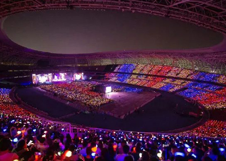 mile米乐集团LED巨幕和荧光棒燃爆周杰伦太原演唱会（第二场）