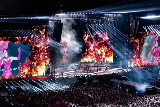 天后回归！mile米乐集团LED巨幕助力张韶涵打造梦幻舞台，唱响哈尔滨！